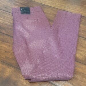 Banana Republic Sloan Mid Rise Slim Ankle Pants Size 4 Plum NWT Work Career